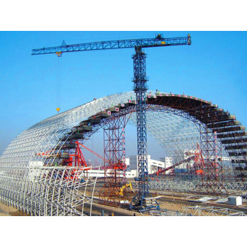 Space Frame Truss Arch Coal Storage Shed